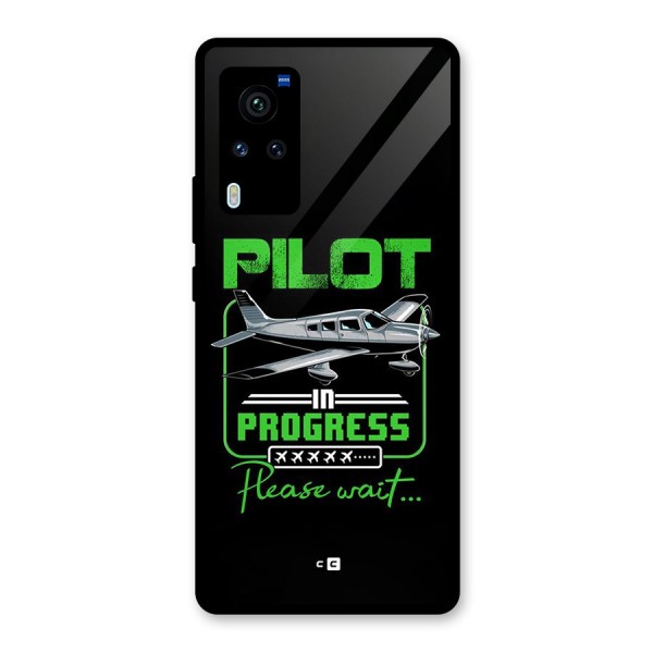 Pilot in Progress Glass Back Case for Vivo X60 Pro