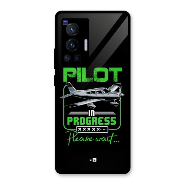 Pilot in Progress Glass Back Case for Vivo X70 Pro