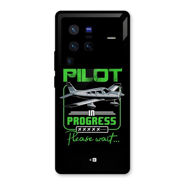 Pilot in Progress Glass Back Case for Vivo X80 Pro