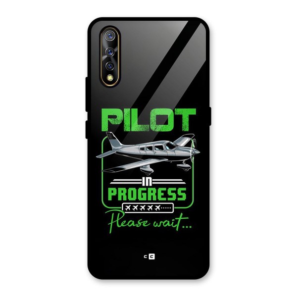 Pilot in Progress Glass Back Case for Vivo Z1x