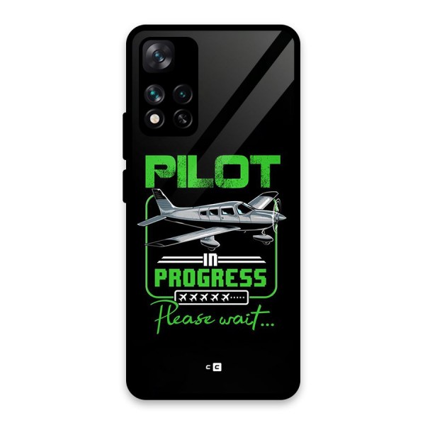 Pilot in Progress Glass Back Case for Xiaomi 11i 5G