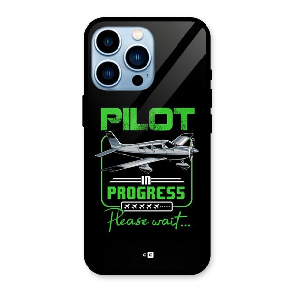 Pilot in Progress Glass Back Case for iPhone 13 Pro