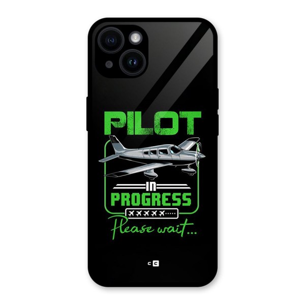 Pilot in Progress Glass Back Case for iPhone 14