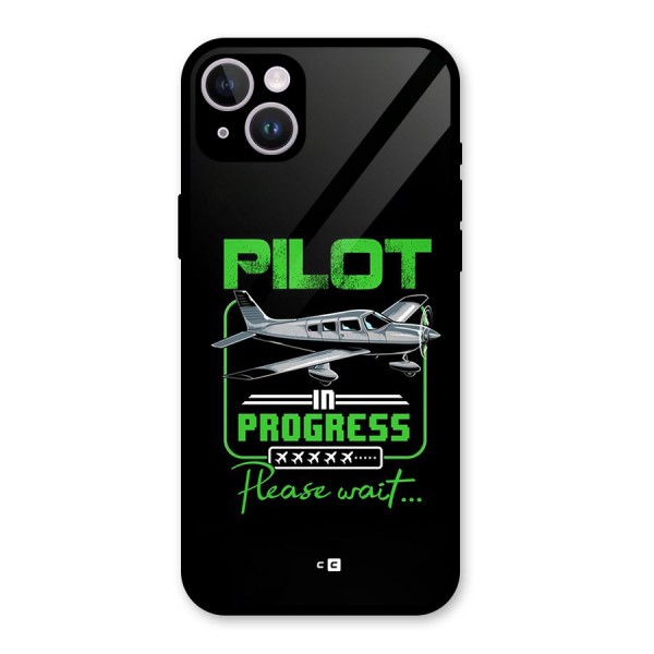 Pilot in Progress Glass Back Case for iPhone 14 Plus