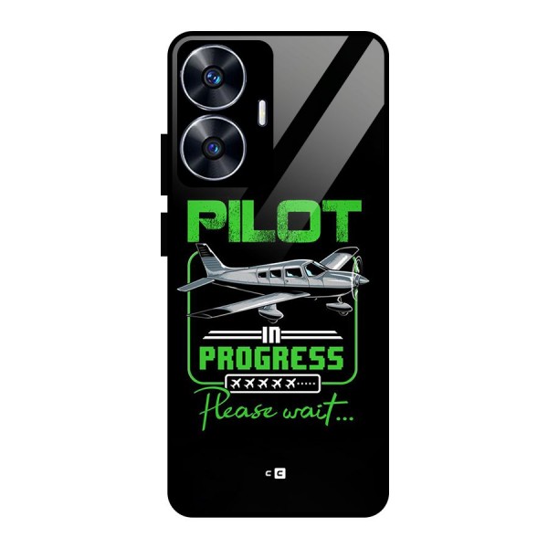 Pilot in Progress Glass Back Case for realme C55