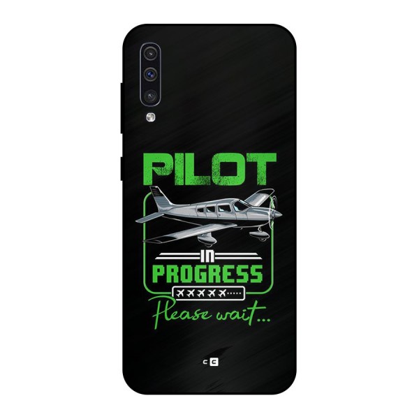 Pilot in Progress Metal Back Case for Galaxy A50