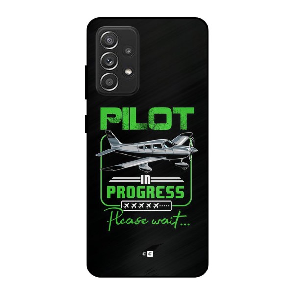 Pilot in Progress Metal Back Case for Galaxy A52