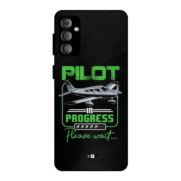 Pilot in Progress Metal Back Case for Galaxy F23