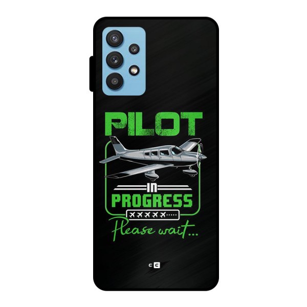 Pilot in Progress Metal Back Case for Galaxy M32 5G