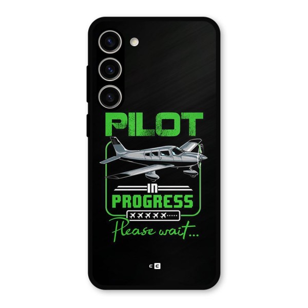 Pilot in Progress Metal Back Case for Galaxy S23 Plus