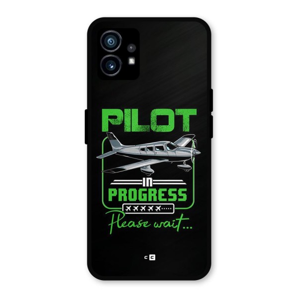 Pilot in Progress Metal Back Case for Nothing Phone 1