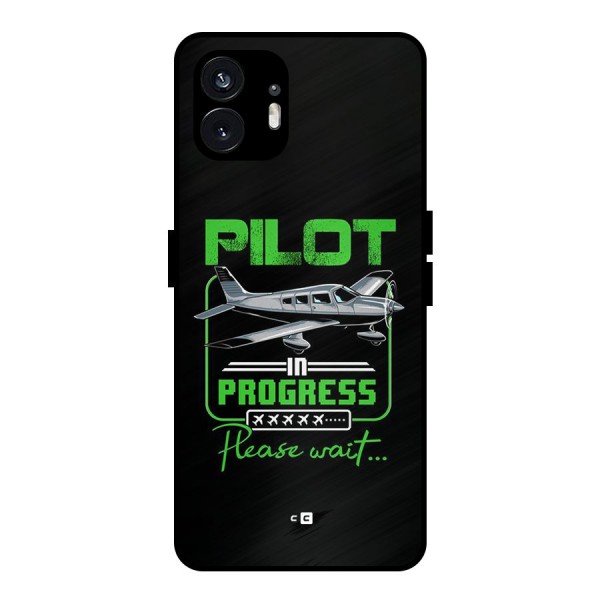 Pilot in Progress Metal Back Case for Nothing Phone 2