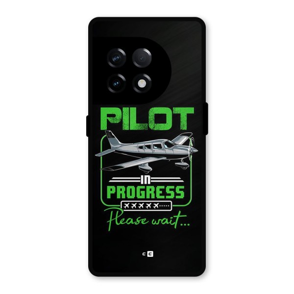 Pilot in Progress Metal Back Case for OnePlus 11R