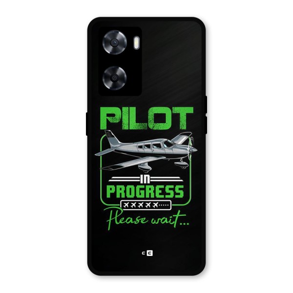 Pilot in Progress Metal Back Case for Oppo A77