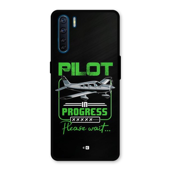 Pilot in Progress Metal Back Case for Oppo F15