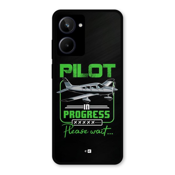 Pilot in Progress Metal Back Case for Realme 10