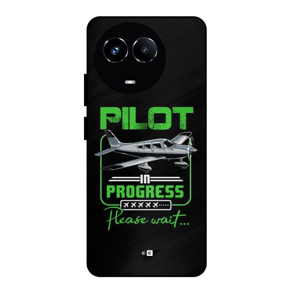 Pilot in Progress Metal Back Case for Realme 11 5G