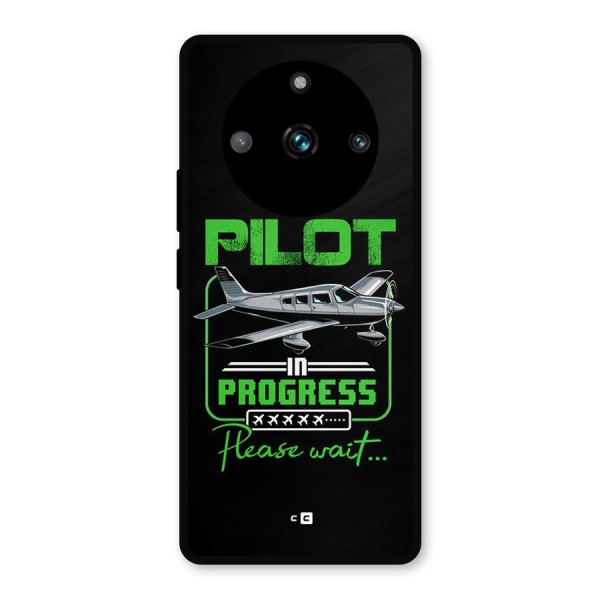 Pilot in Progress Metal Back Case for Realme 11 Pro