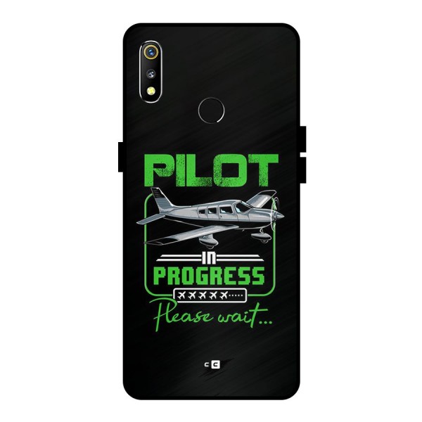 Pilot in Progress Metal Back Case for Realme 3