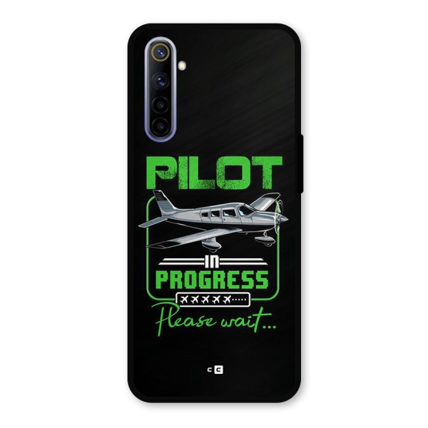 Pilot in Progress Metal Back Case for Realme 6