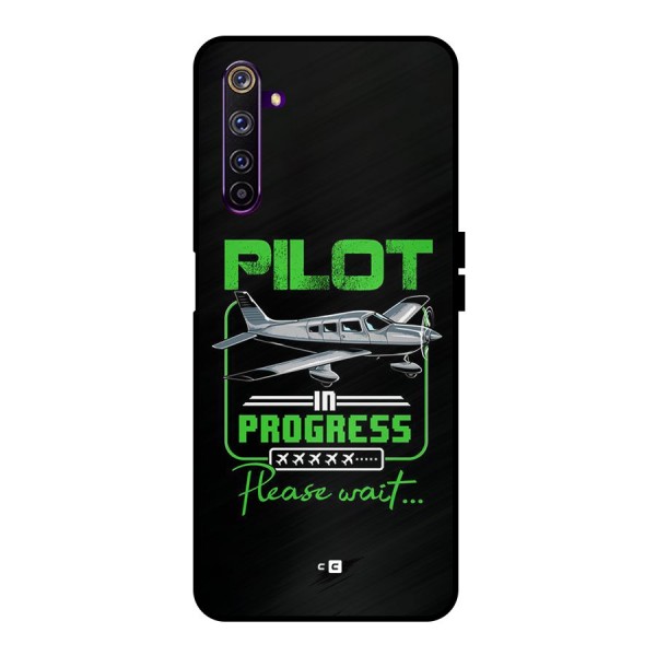 Pilot in Progress Metal Back Case for Realme 6 Pro