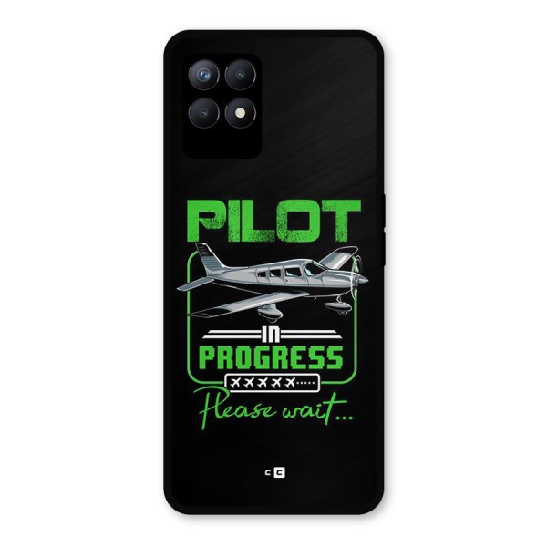 Pilot in Progress Metal Back Case for Realme 8i