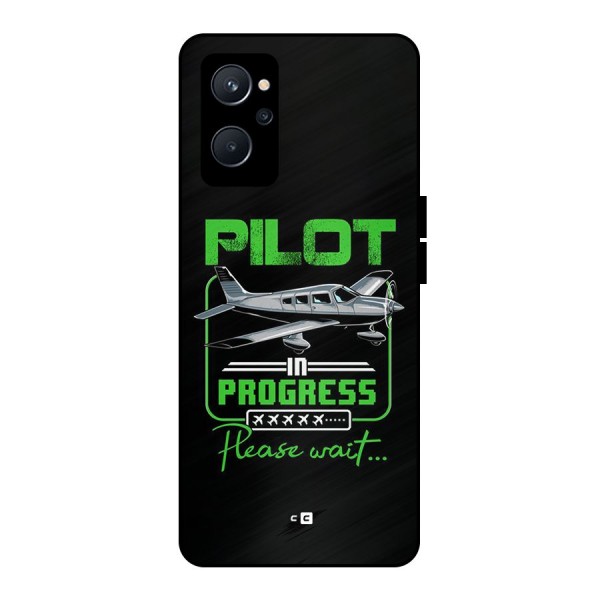 Pilot in Progress Metal Back Case for Realme 9i 5G