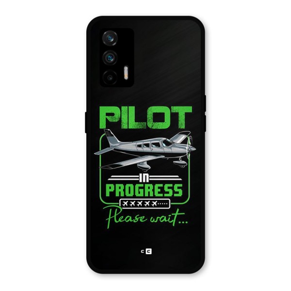 Pilot in Progress Metal Back Case for Realme GT 5G