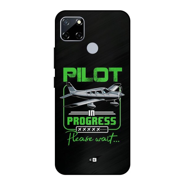 Pilot in Progress Metal Back Case for Realme Narzo 20