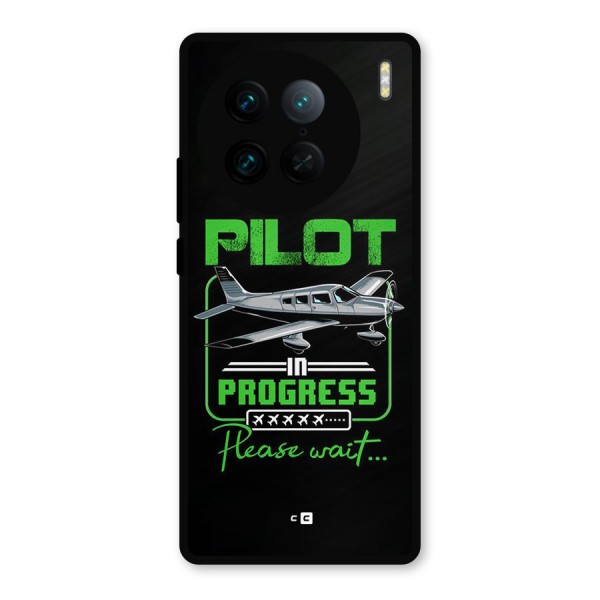 Pilot in Progress Metal Back Case for Vivo X90 Pro