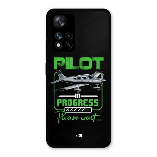 Pilot in Progress Metal Back Case for Xiaomi 11i 5G