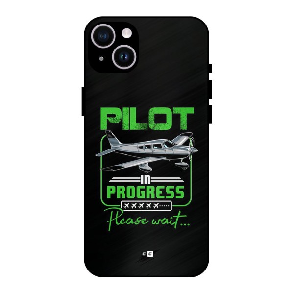 Pilot in Progress Metal Back Case for iPhone 14 Plus