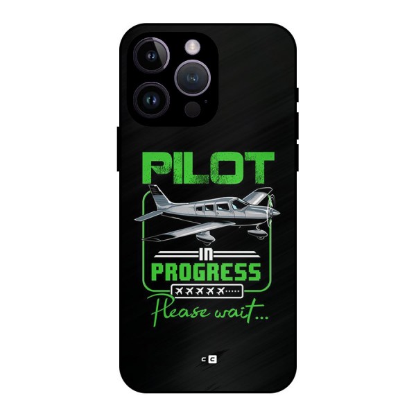 Pilot in Progress Metal Back Case for iPhone 14 Pro Max