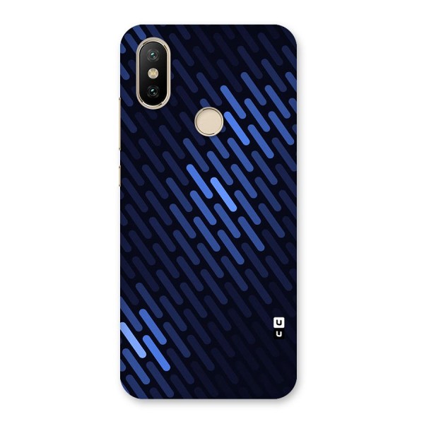 Pipe Shades Pattern Printed Back Case for Mi A2