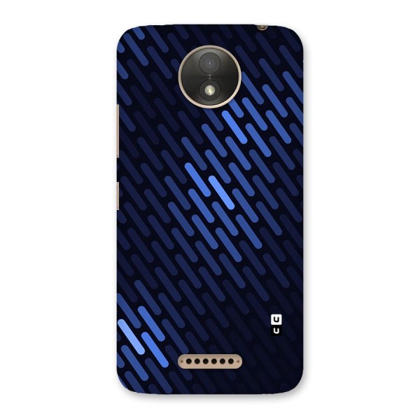 Pipe Shades Pattern Printed Back Case for Moto C Plus