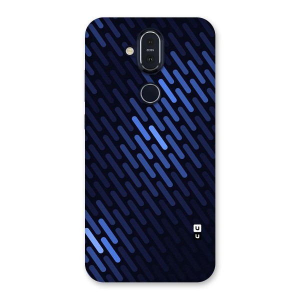 Pipe Shades Pattern Printed Back Case for Nokia 8.1