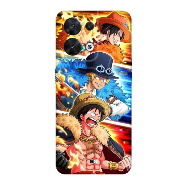 Pirate Brothers Back Case for Oppo Reno8 5G