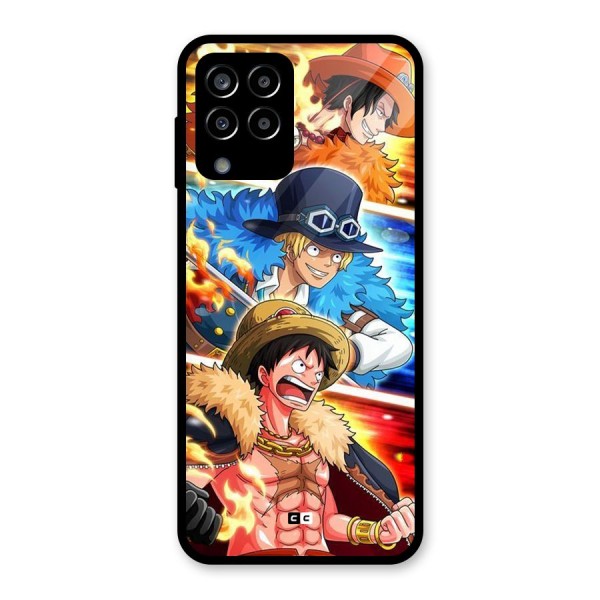 Pirate Brothers Glass Back Case for Galaxy M33