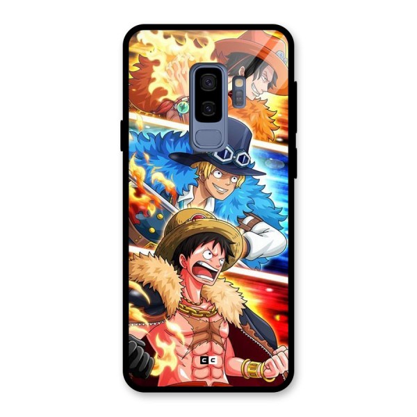 Pirate Brothers Glass Back Case for Galaxy S9 Plus