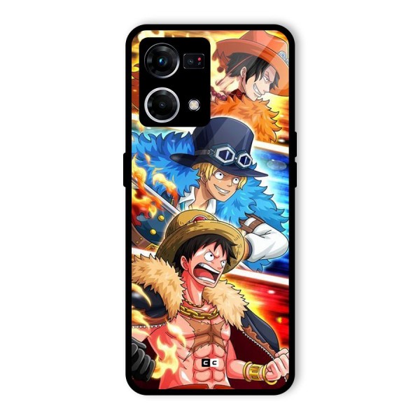 Pirate Brothers Glass Back Case for Oppo F21 Pro 4G