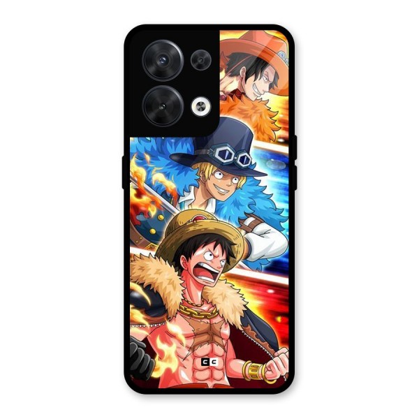 Pirate Brothers Glass Back Case for Oppo Reno8 5G