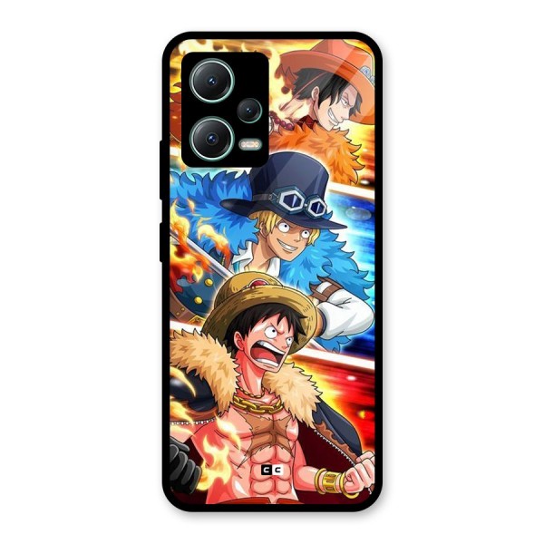 Pirate Brothers Glass Back Case for Poco X5