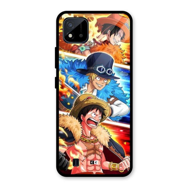 Pirate Brothers Glass Back Case for Realme C11 2021