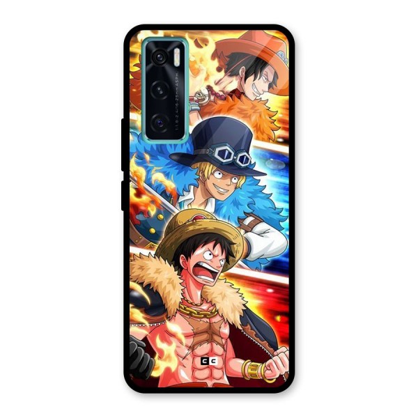 Pirate Brothers Glass Back Case for Vivo V20 SE