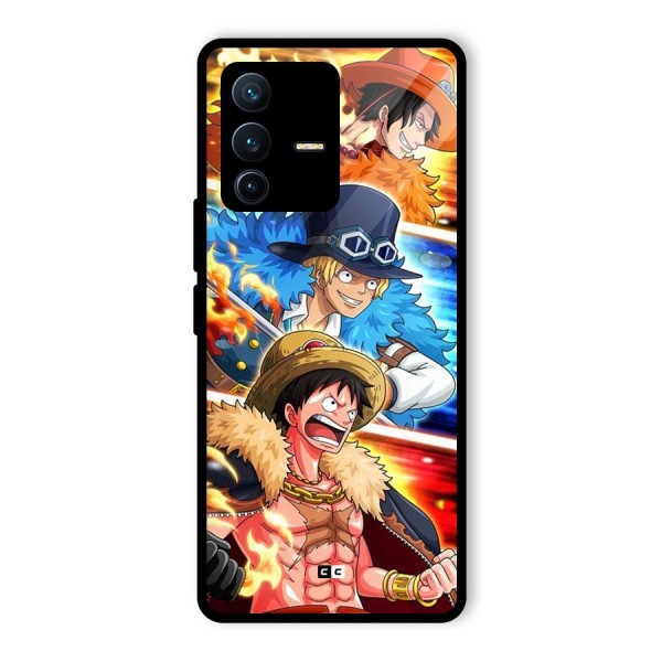 Pirate Brothers Glass Back Case for Vivo V23 Pro