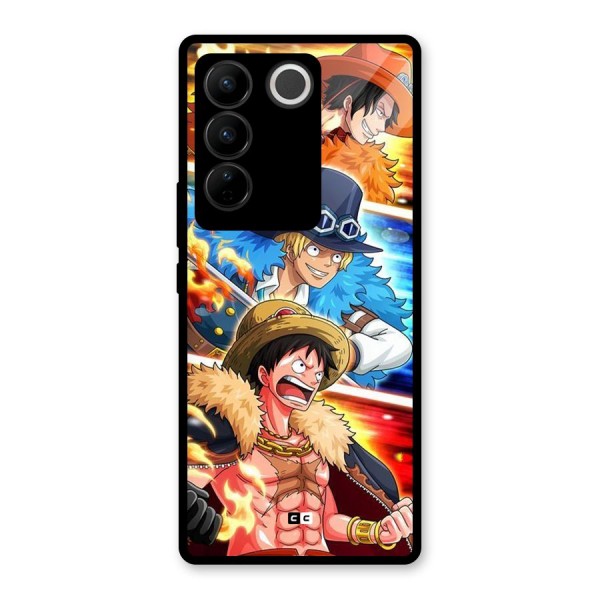 Pirate Brothers Glass Back Case for Vivo V27