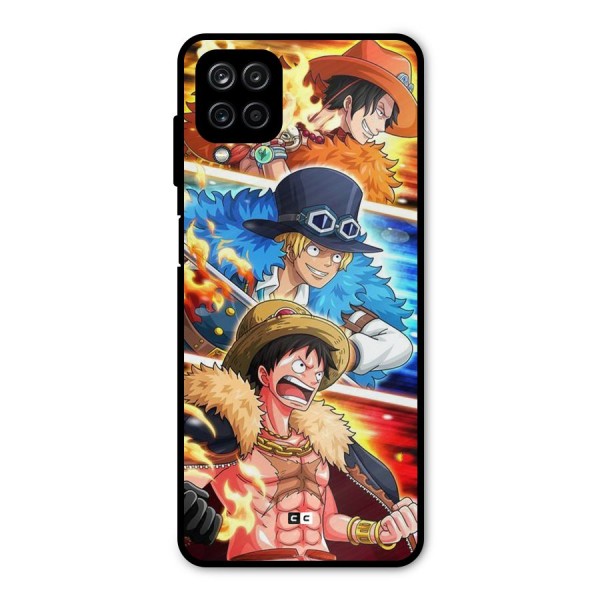 Pirate Brothers Metal Back Case for Galaxy A12