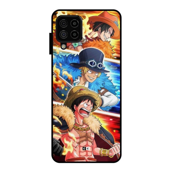 Pirate Brothers Metal Back Case for Galaxy A22 4G