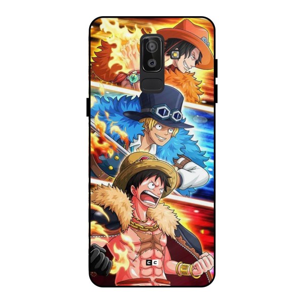 Pirate Brothers Metal Back Case for Galaxy J8