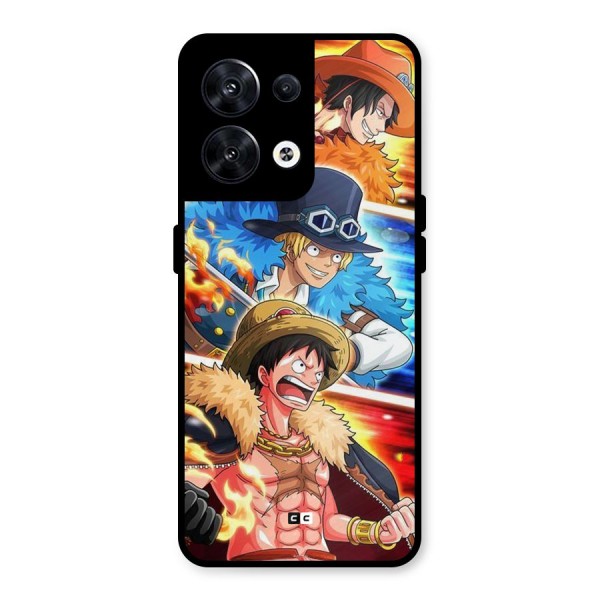 Pirate Brothers Metal Back Case for Oppo Reno8 5G